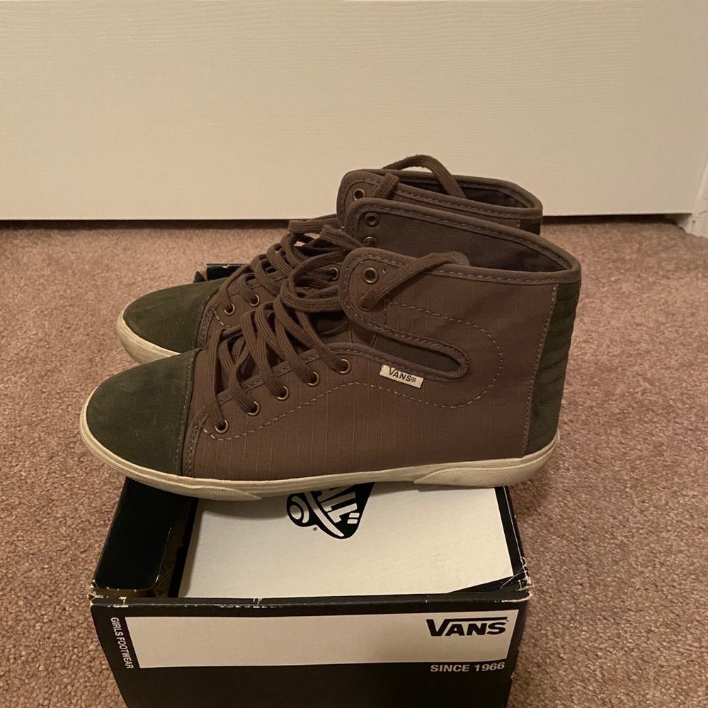 Olive green Vans